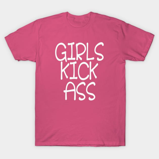 girls kick ass T-Shirt by martian